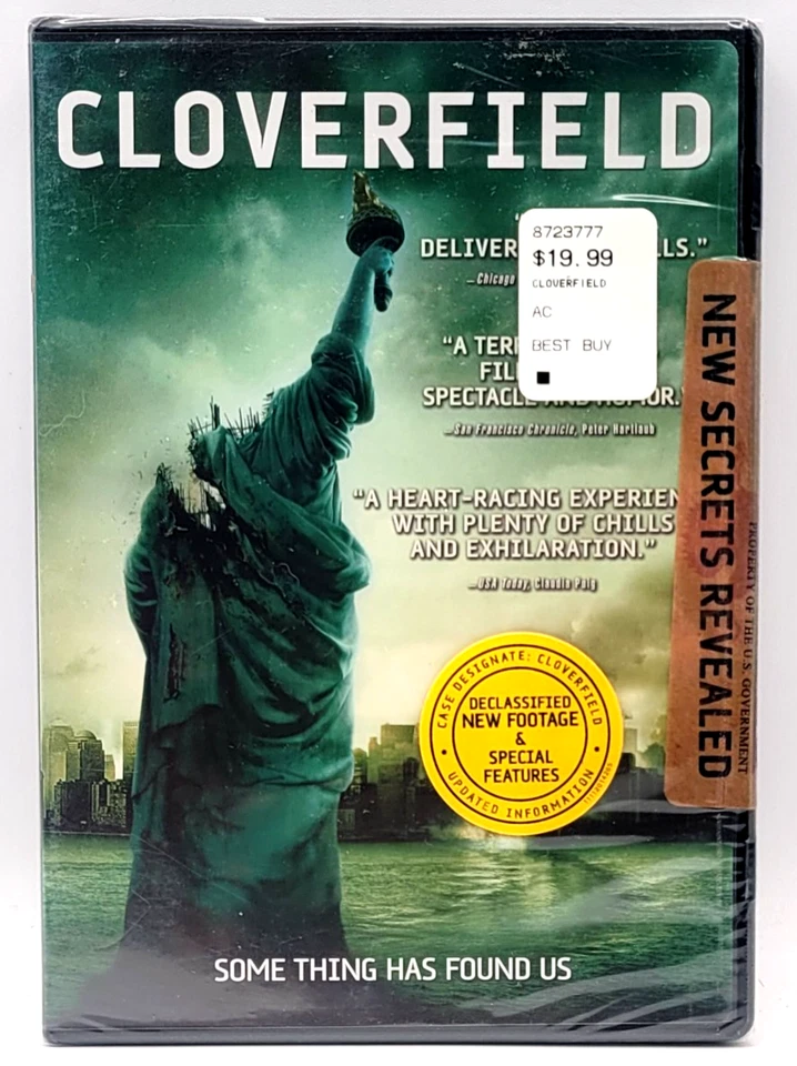 Cloverfield [2008] (DVD,2017,Widescreen) Lizzy Caplan FACTORY SEALED NEW - Image 1 of 2