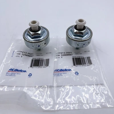 2PCS OEM 12589867 213-3521 Knock Sensors For Chevrolet Silverado GMC Cadillac US - Image 1 of 4