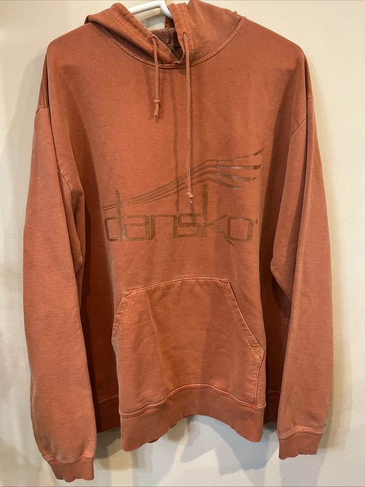 Moletom com capuz laranja dansko tamanho grandes fios distritais  - Imagem 1 de 4