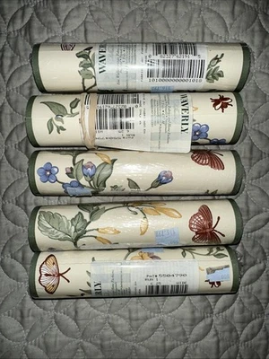 Waverly Fine Wall Coverings Lot 5 Rolls #5504790 5 Yds Each Border 6.25 In  - Image 1 of 4