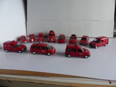 Lot véhicules miniatures Pompiers - Photo 1/4