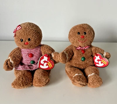 Ty Beanie Babies Gingerbread 7" Plush Hansel & Gretel 2007 - Image 1 of 4