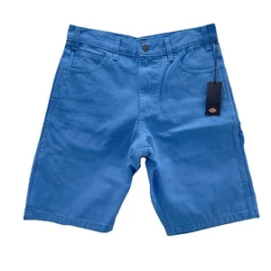 Dickies Carpenter Shorts Herren 30 Azurblau Entenstoff Skateboarding DRR01SWZ - Bild 1 von 10