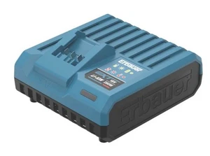 Cargador de Batería Erbauer Rápido 18V Li-Ion EXT Luces LED Silencioso Potente Compacto - Imagen 1 de 3