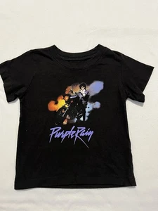 Camiseta Prince Purple Rain Niños Unisex Negra Gráfica - Imagen 1 de 5