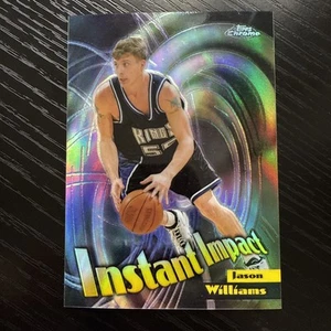 1998-99 TOPPS CHROME JASON WILLIAMS #19 RIFRATTORE RC IMPATTO ISTANTANEO KINGS - Foto 1 di 2