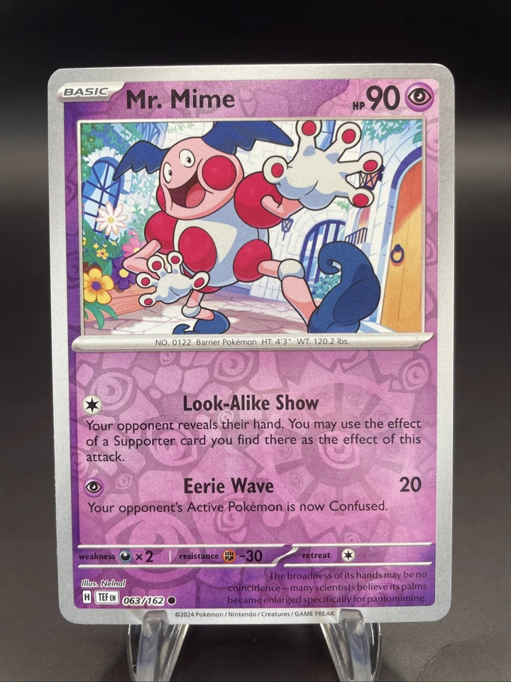 Mr. Mime 063/162 Sv05: Temporal Forces Reverse Holo - Image 1 of 1