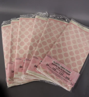 Creative Converting Plastic Tablecover, 54 x 102" (Pack of 6) - Image 1 of 4