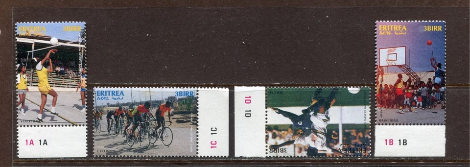 ERITREA 1996, DEPORTES: OLIMPIADAS DE ATLANTA, Scott 267-270, M.N.H. Foto 1 de 1