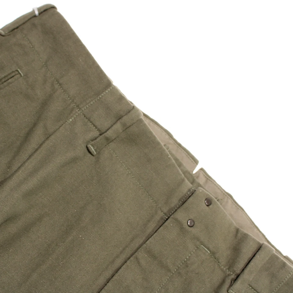 Incotex NWOT Chinos/Casual Pants Size 50 (34 US) Slim Fit In Green Cotton/Linen - Image 1 of 4
