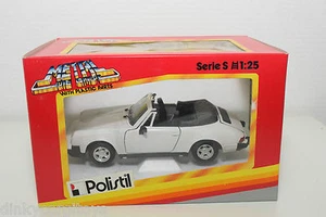 POLISTIL 2215 PORSCHE 911 CABRIOLET WHITE MINT BOXED RARE SELTEN RARO - Picture 1 of 4
