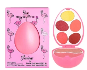 I Heart Revolution Flamingo Easter Egg Face & Shadow Shimmer Radiant Beauty - Picture 1 of 5