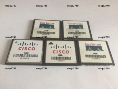 5X  Original Cisco 1GB Compact Flash CF card Memory card - Image 1 of 2