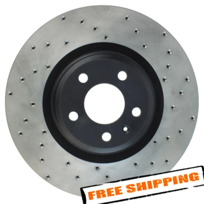 Rotor de freno delantero del lado del conductor StopTech Sport perforado 1 pieza para Audi Q5 13-17 Foto 1 de 4