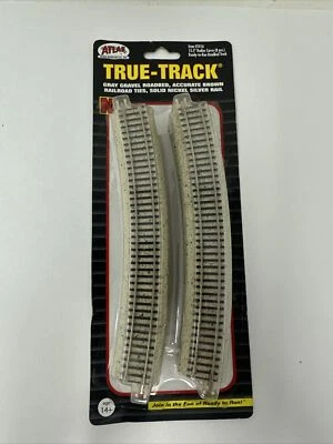 N Scale Atlas True Track 2414 Code 65 14" Radius Curve pkg (8) - Image 1 of 2