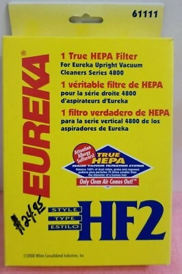 Filtro HEPA verdadero EUREKA HF2 para aspiradoras verticales serie 4800, sin abrir Foto 1 de 3