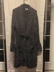 Dark Gray Knit Robe