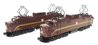 Exceptional Williams O gauge Pennsylvania EP5 brown 5 stripe AA locomotives - Image 1 of 4