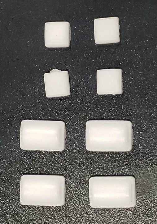 Cubierta de pies de goma con tornillo BLANCO paquete de 8 para sistema de consola Nintendo Wii  Foto 1 de 1