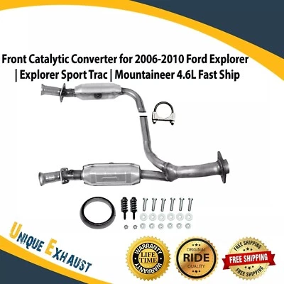 Conversor catalítico frontal para 06-10 Explorer|ExplorerSport Trac|Mountaineer 4,6L - Imagem 1 de 4