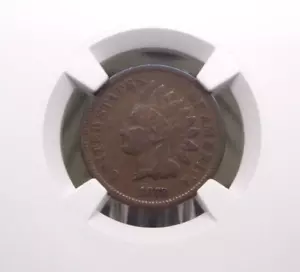 1872 Indian Head Cent Penny 1c NGC VG10 BN #009 Very Good ECC&C, Inc. - Picture 1 of 5
