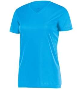 Augusta Sportswear 1790 Womens V-Neck Nexgen T-Shirt Moisture Wicking T Shirt - Picture 1 of 4