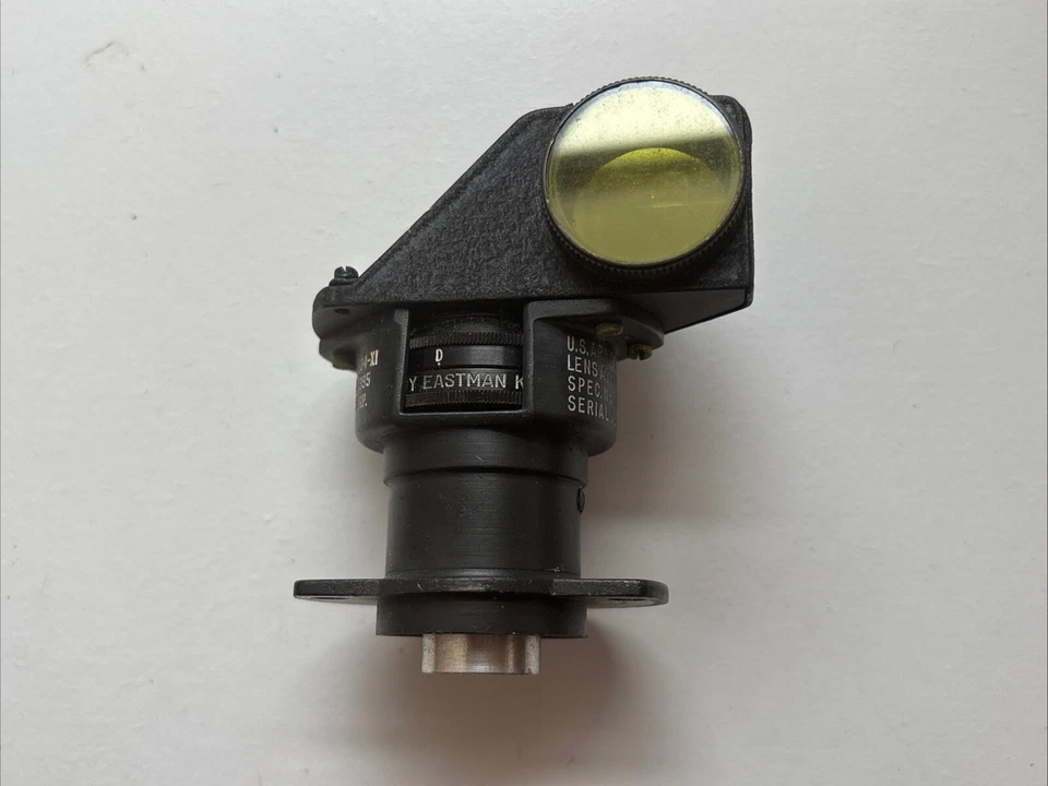 Fairchild Aviation corp lens ass'y 3 inch plain Eastman Kodak co lens - Image 1 of 4