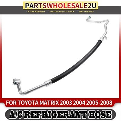 Manguera de succión de refrigerante de aire acondicionado para Toyota Matrix 2003-2008 L4 1,8 L baja presión Foto 1 de 4