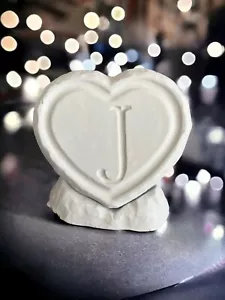 Letra J alfabeto y números adorno de piedra hogar jardín un regalo fonético de aprendizaje - Imagen 1 de 4