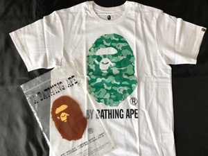 Bape A Bathing Ape Big Face Camouflage  T-shirt - Picture 1 of 5