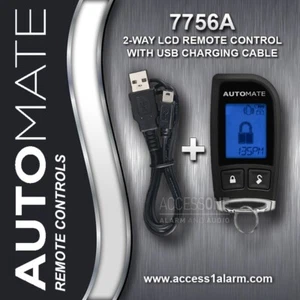 Control remoto LCD de 2 vías Automate 7756A con cable USB y manual para el 4816A - Imagen 1 de 3