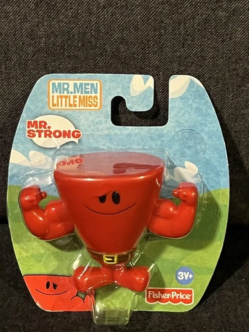 2009 Mr Strong Figure Toy Figurine Fisher Price Mattel Mr Men Little Miss Show Cover