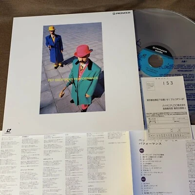 PET SHOP BOYS Performance JAPAN Laser Disc LD PILP-1119 w/Insert+Postcard FreeSH - Image 1 of 4
