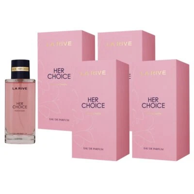 La Rive Her Choice 4 x 100 ml Eau de Parfum EDP Set Damenparfum