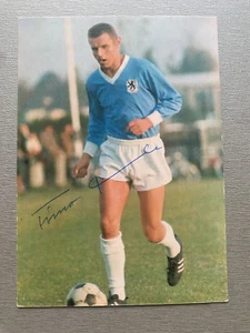 TIMO KONIETZKA (†) DFB MONDIALI 1966 ARAL66 - cartolina da collezione 10x15 autografo - Foto 1 di 2