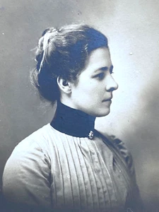 1890er POTTSVILLE, PENNSYLVANIA antike Kabinettkarte Foto SCHÖNE FRAU - Bild 1 von 3