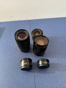 vintage camera lens lot See Photos LOT OF 5 Untested - Picture 1 of 12