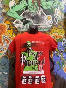 Faces of Death 2 Shirt Lucio Fulci Dr Death Dario Argento Horror - Picture 1 of 1
