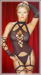 Biancheria - 6 pezzi Edel straps set completo nero - Foto 1 di 2