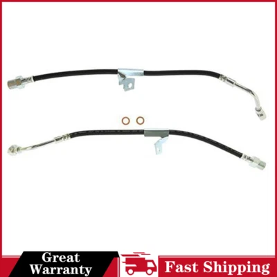 For Chevrolet S10 1983-1985 1986 1987 1988 1989 1990 1991 2x Front Brake Hose - Image 1 of 4