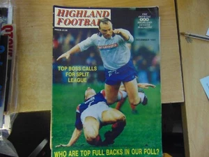 Highland Football (Highland League Scotland), diciembre 1991 - Imagen 1 de 1