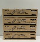 Genuine Xerox Phaser 7400  Set of 4 High Capacity Toner Cartridges C,M,Y,K   NEW