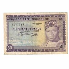 [#629106] Banknote, Mali, 50 Francs, 1960, 1960-09-22, KM:6a, EF