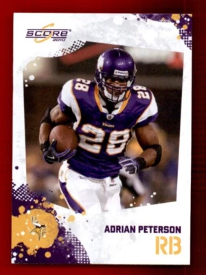 2010 Score #159 Adrian Peterson. - Image 1 of 2