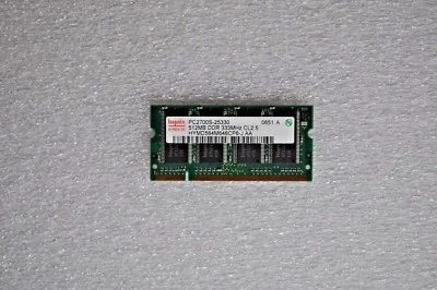 IBM Memory 512MB DDR 333MHZ PC2700S-25330 DIMM Memory Module Grade A 42J2739 - Image 1 of 3