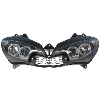 Front Headlight Headlamp For Yamaha Yzf R6 2003-2005 & R6s 2006-2009 Foto 1 de 4