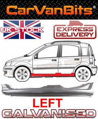 FOR FIAT PANDA 03-12 FULL SILL REPAIR BODY RUST OUTER PANEL OE REF 71734758 LEFT - Image 1 of 4