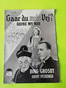 Danish Movie Program "Going My Way" Bing Crosby.Barry Fitzgerald. - Foto 1 di 7