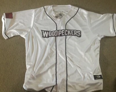 费耶特维尔啄木鸟太空人队球衣2XL白色 — 第 1/2 张图片