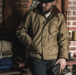 Chaqueta Naval BRONSON Submariner N-1 SUBMARINA con Forro de Lana Completo - Imagen 1 de 21